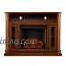 Southern Enterprises Atkinson Media Fireplace 47" Wide  Rich Brown Oak Finish - B00FPHPWF6